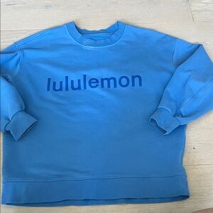 lululemon athletica Men's Vibrant Blue Crewneck Sweater